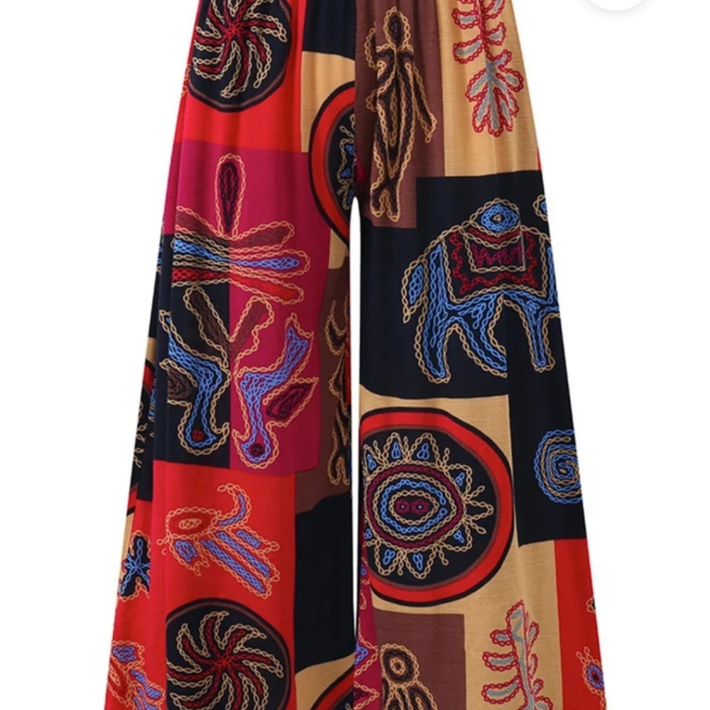 Multi-color Pants